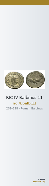 RIC IV Balbinus 11 — CANOA