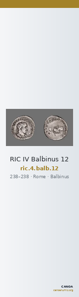 RIC IV Balbinus 12 — CANOA