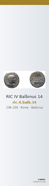 RIC IV Balbinus 14 — CANOA
