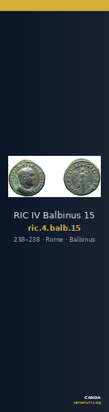 RIC IV Balbinus 15 — CANOA