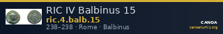 RIC IV Balbinus 15 — CANOA