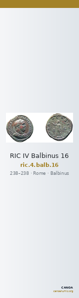 RIC IV Balbinus 16 — CANOA