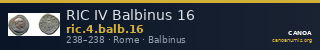 RIC IV Balbinus 16 — CANOA