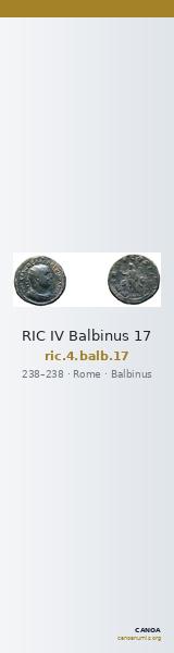 RIC IV Balbinus 17 — CANOA