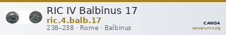 RIC IV Balbinus 17 — CANOA