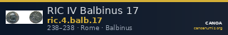 RIC IV Balbinus 17 — CANOA