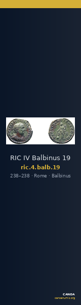 RIC IV Balbinus 19 — CANOA