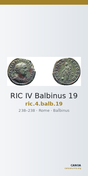 RIC IV Balbinus 19 — CANOA