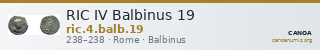 RIC IV Balbinus 19 — CANOA