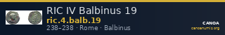 RIC IV Balbinus 19 — CANOA