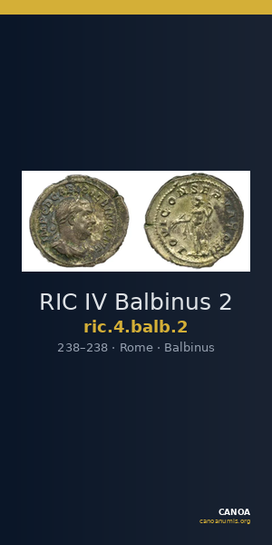 RIC IV Balbinus 2 — CANOA