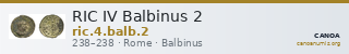 RIC IV Balbinus 2 — CANOA