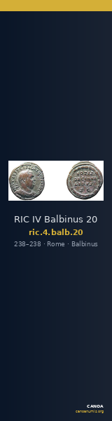 RIC IV Balbinus 20 — CANOA