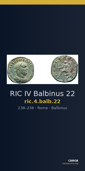 RIC IV Balbinus 22 — CANOA
