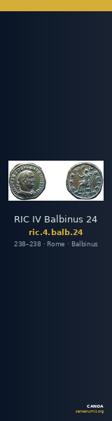 RIC IV Balbinus 24 — CANOA