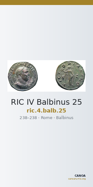 RIC IV Balbinus 25 — CANOA