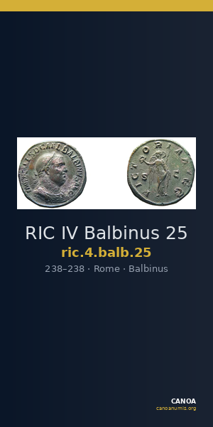 RIC IV Balbinus 25 — CANOA