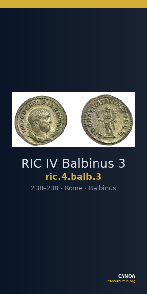 RIC IV Balbinus 3 — CANOA