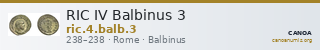 RIC IV Balbinus 3 — CANOA