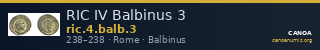 RIC IV Balbinus 3 — CANOA
