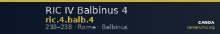 RIC IV Balbinus 4 — CANOA