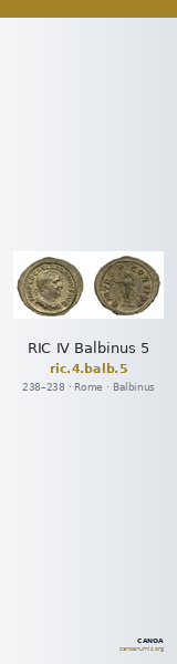 RIC IV Balbinus 5 — CANOA