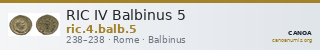 RIC IV Balbinus 5 — CANOA