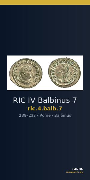 RIC IV Balbinus 7 — CANOA
