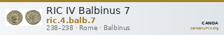 RIC IV Balbinus 7 — CANOA