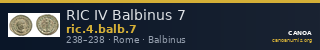 RIC IV Balbinus 7 — CANOA