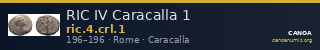 RIC IV Caracalla 1 — CANOA