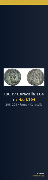 RIC IV Caracalla 104 — CANOA