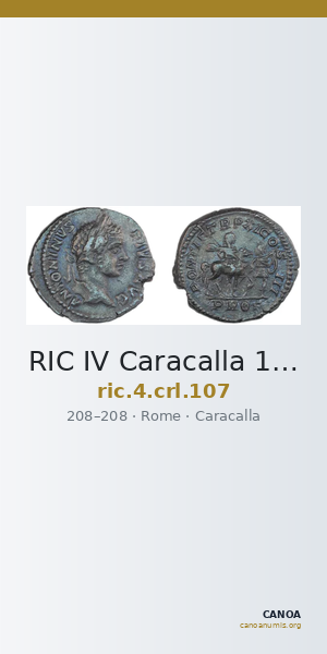 RIC IV Caracalla 107 — CANOA