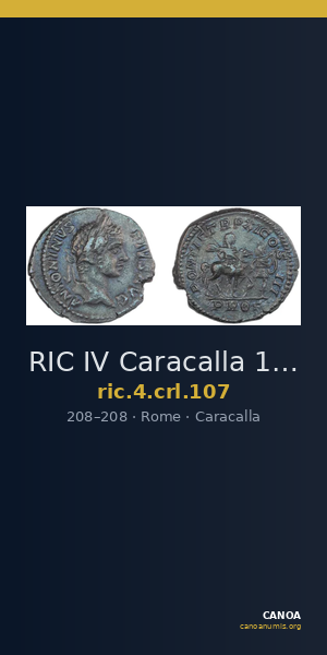 RIC IV Caracalla 107 — CANOA
