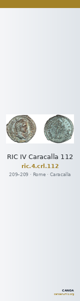 RIC IV Caracalla 112 — CANOA