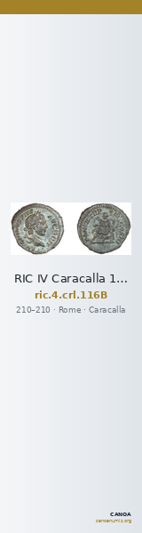 RIC IV Caracalla 116B — CANOA