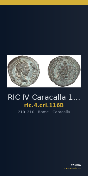 RIC IV Caracalla 116B — CANOA