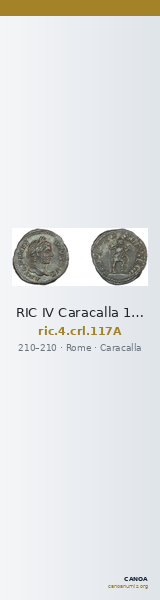 RIC IV Caracalla 117A — CANOA