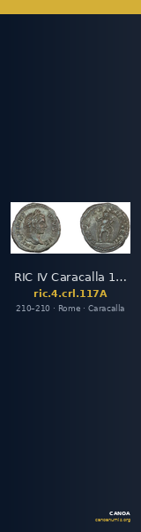 RIC IV Caracalla 117A — CANOA