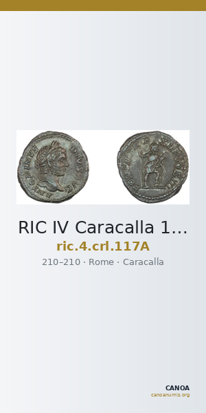 RIC IV Caracalla 117A — CANOA