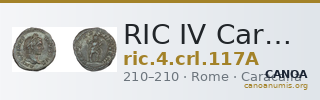 RIC IV Caracalla 117A — CANOA