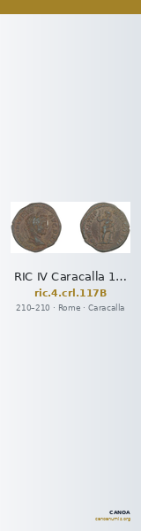 RIC IV Caracalla 117B — CANOA