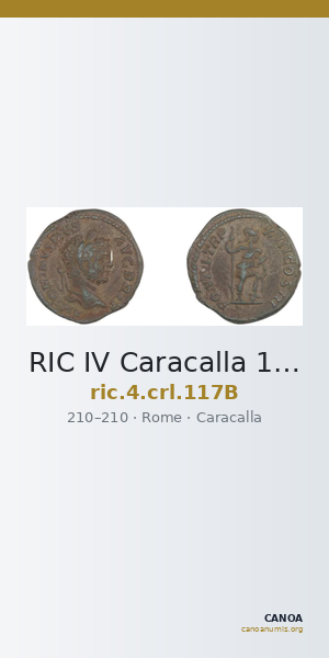 RIC IV Caracalla 117B — CANOA