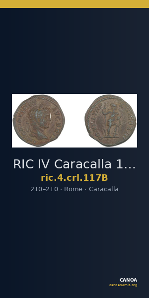 RIC IV Caracalla 117B — CANOA