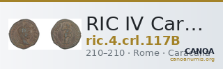 RIC IV Caracalla 117B — CANOA