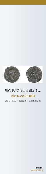 RIC IV Caracalla 118B — CANOA