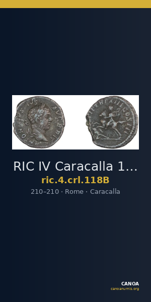 RIC IV Caracalla 118B — CANOA