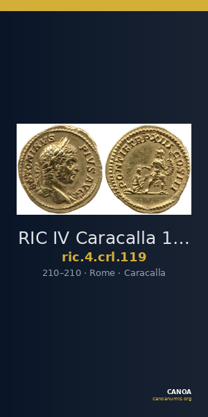 RIC IV Caracalla 119 — CANOA