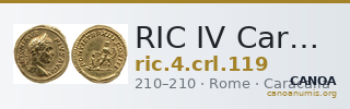 RIC IV Caracalla 119 — CANOA