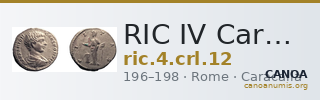 RIC IV Caracalla 12 — CANOA